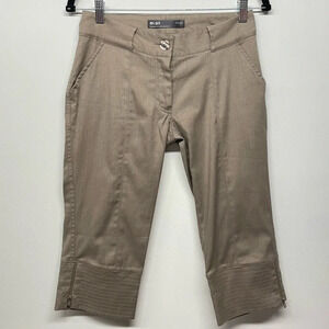 Women's LIJA Gray Tan Golf Pants Size 2 Made in Canada